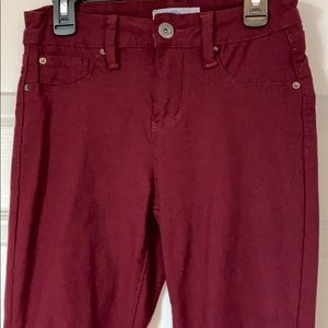 Royalty For Me Deep red skinny pant